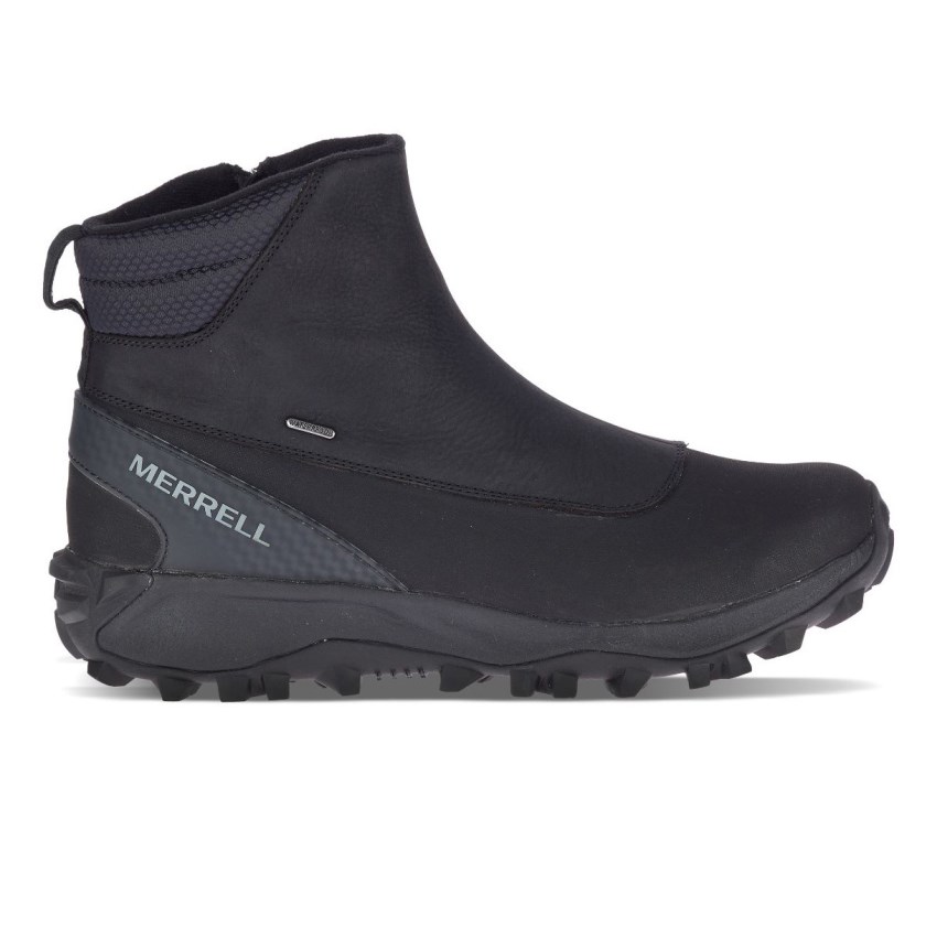 Bottes Merrell Thermo Kiruna Mid Zip Waterproof Noir Homme | U.F.BGHJ